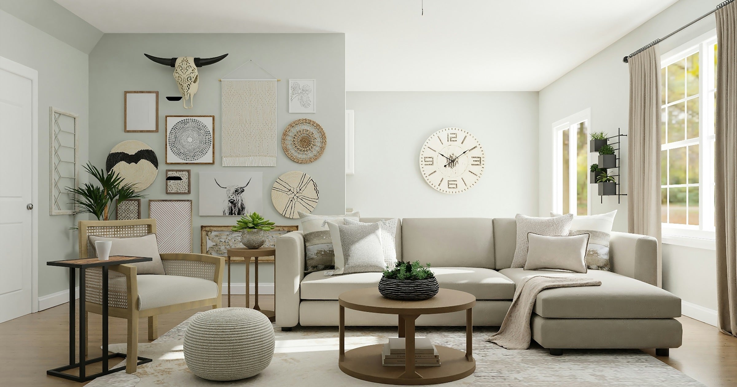 HauzCo styled boho living room home decor